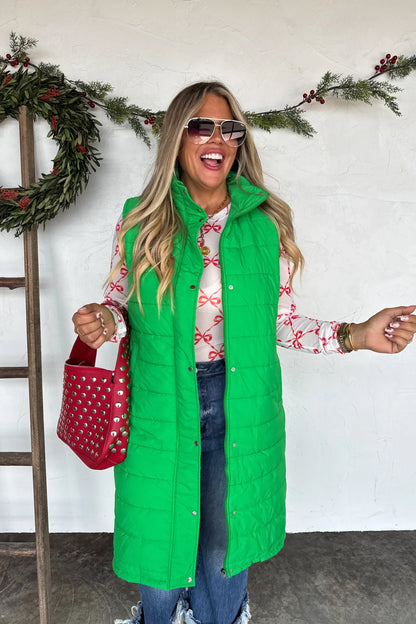 PREORDER: Kendall Long Puffer Vest