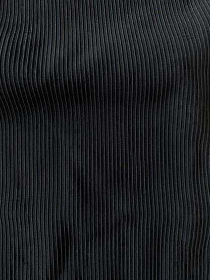 Molly Max Sculpt Diagonal Ribbed Leggings In Two Colors