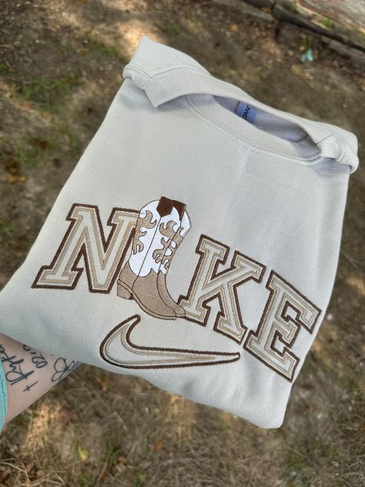 Swoosh Boot Embroidery Crewneck