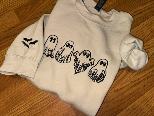 Embroidered Ghosts and Bats