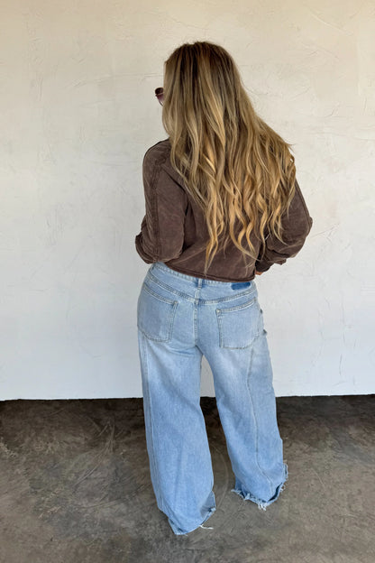 PREORDER: Marley Snap Button Sweatshirt