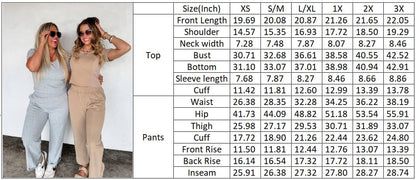 PREORDER: Stay in Crop Pant Set