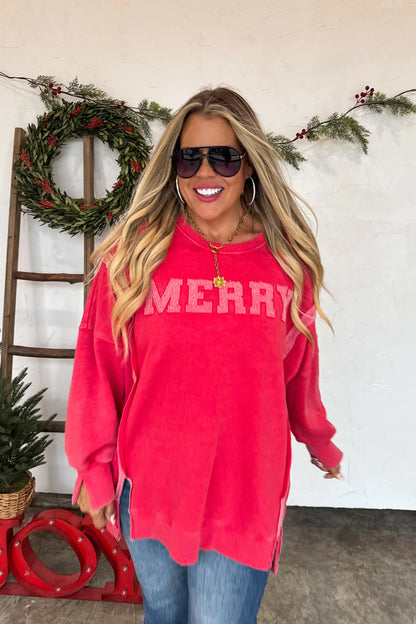 PREORDER: Classic Crew Pullover Merry