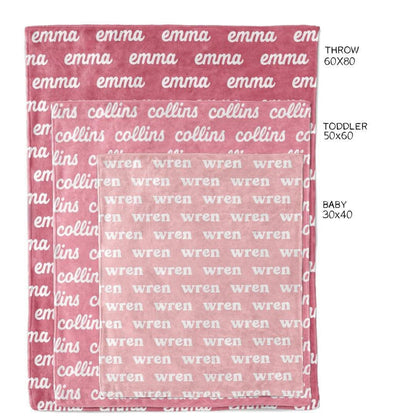 Repeating Name/Pattern Blanket - Week of 7.7