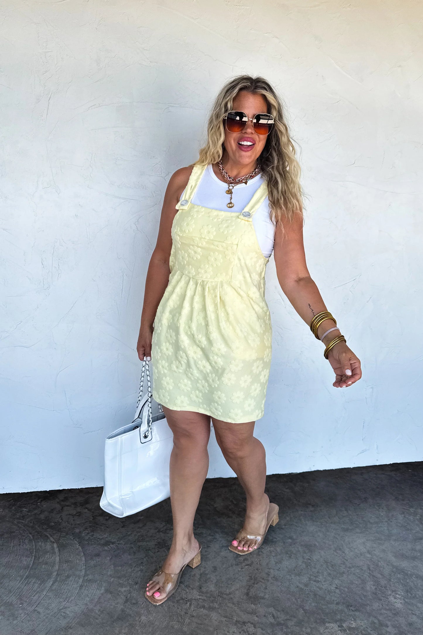 PREORDER: Sunshine & Daisies Overall Dress