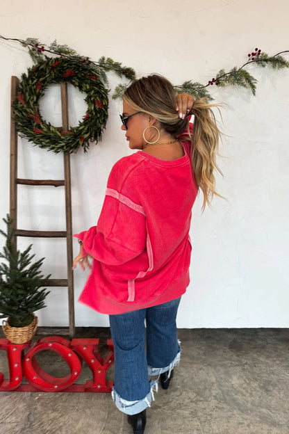 PREORDER: Classic Crew Pullover Merry