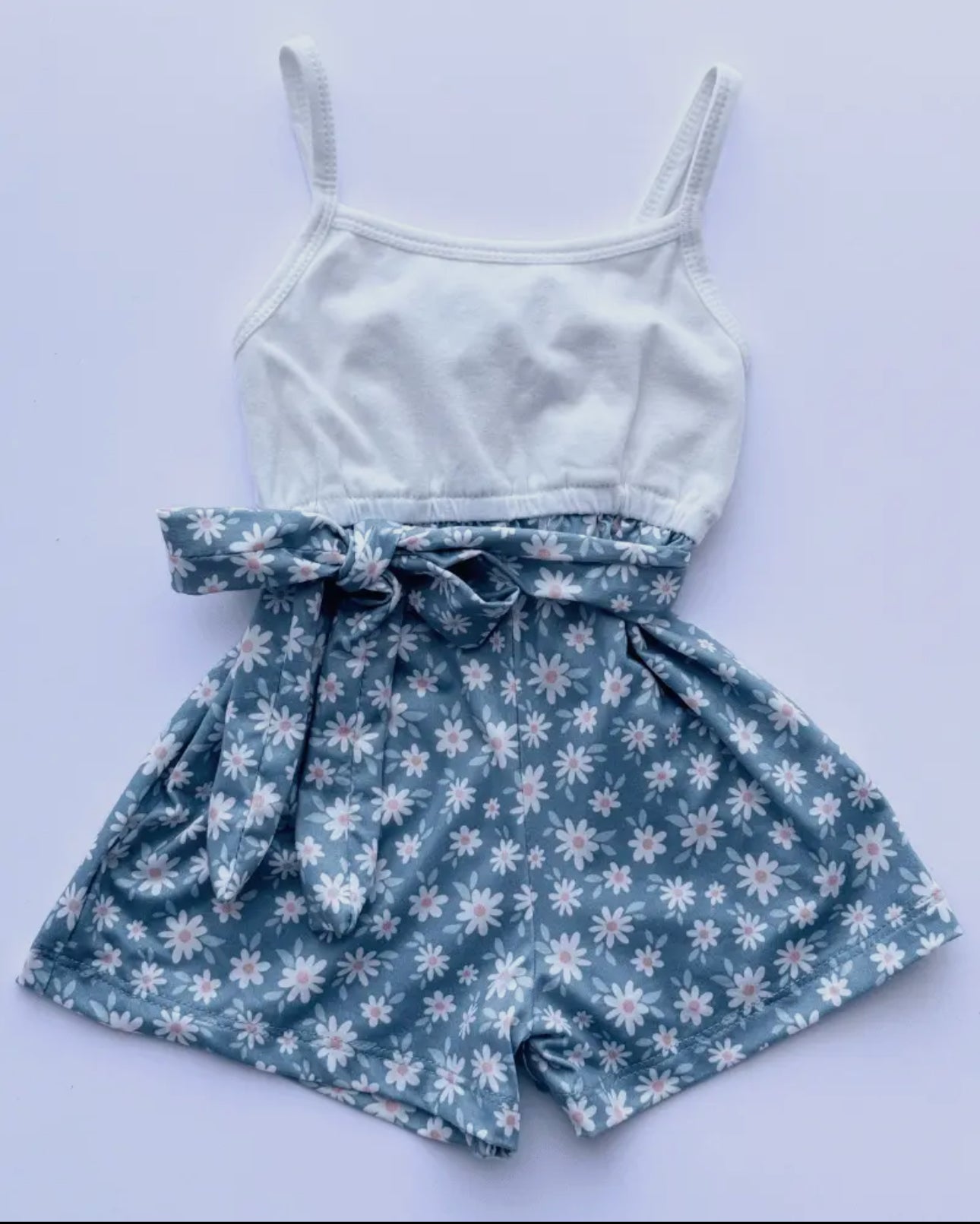 Betty Camisole Romper - Flower Petals