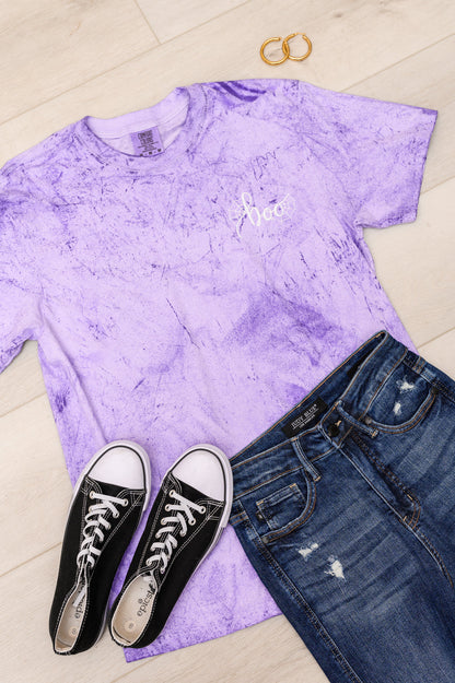 PREORDER: Embroidered Tie Dye Boo Tee