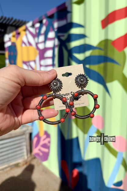 Red Hondo Earrings