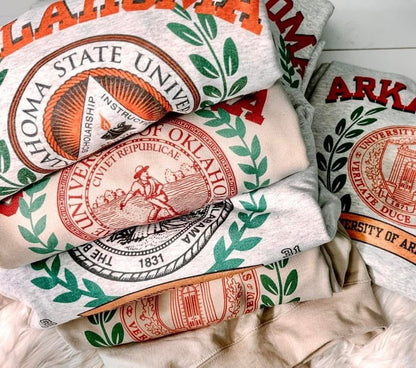Vintage University Sweatshirt- SUBLIMATION