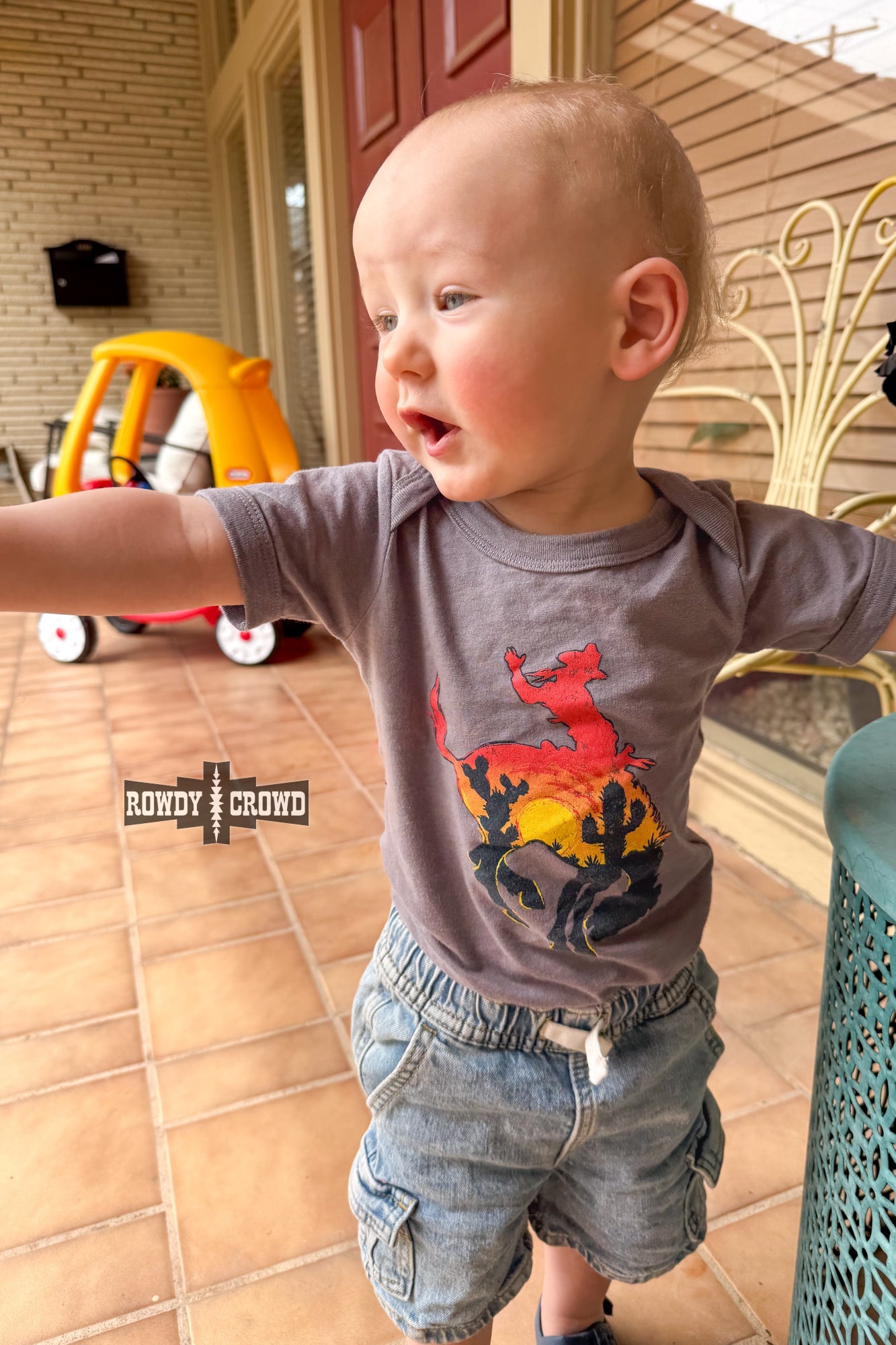 KIDS Bowie Bronc Onesie