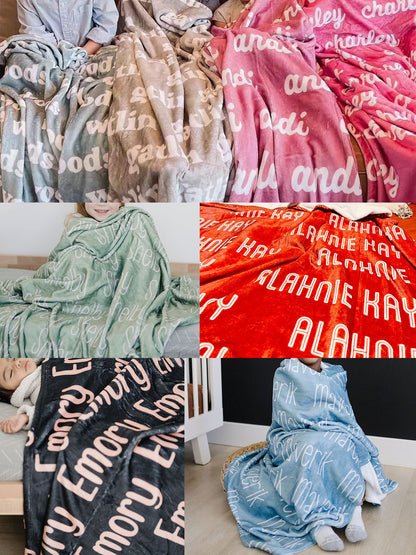 Repeating Name/Pattern Blanket - Week of 7.7